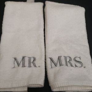 Mr. and Mrs. Hand towels